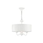 Livex Lighting 41773-03 Edinburgh 3-Lights 180W White Chandelier