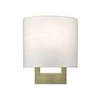 Livex Lighting ADA 42400-01 40W 1-Light Antique Brass Wall Sconce