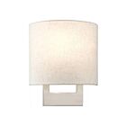Livex Lighting ADA 42420-91 40W 1-Light Brushed Nickel Wall Sconce