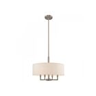Livex Lighting 42604-91 Meridian 4-Lights 240W Brushed Nickel Pendant