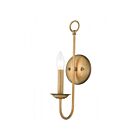 Livex Lighting Estate 42681-48 60W 1-Light Antique Gold Leaf Wall Sconce