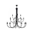 Livex Lighting 42686-04 24-Lights 960W Black Chandelier