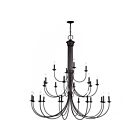 Livex Lighting 42686-07 24-Lights 960W Bronze Chandelier