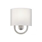 Livex Lighting 42891-91 1-Light 40W Brushed Nickel Wall Sconce