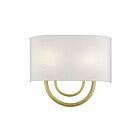 Livex Lighting 42892-33 2-Lights 80W Soft Gold Wall Sconce