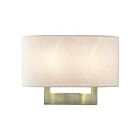 Livex Lighting ADA 42933-01 80W 2-Lights Antique Brass Wall Sconce