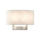 Livex Lighting ADA 42933-91 80W 2-Lights Brushed Nickel Wall Sconce