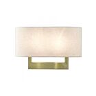 Livex Lighting ADA 42934-01 80W 2-Lights Antique Brass Wall Sconce