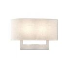 Livex Lighting ADA 42934-91 80W 2-Lights Brushed Nickel Wall Sconce