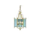 Livex Lighting 4403-02 Livingston 3-Lights 180W Polished Brass Convertible Semi-Flush Mount or Pendant