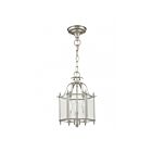 Livex Lighting 4403-91 Livingston 3-Lights 180W Brushed Nickel Convertible Semi-Flush Mount or Pendant