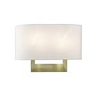 Livex Lighting ADA 45221-01 80W 2-Lights Antique Brass Wall Sconce