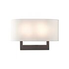 Livex Lighting ADA 45222-07 80W 2-Lights Bronze Wall Sconce