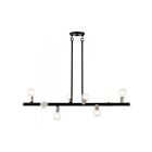 Livex Lighting 45868-91 Bannister 8-Lights 480W Brushed Nickel Chandelier