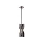 Livex Lighting 45913-46 Acra 3-Lights 120W Black Chrome Pendant