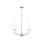 Livex Lighting 46065-91 Clairmont 5-Lights 300W Brushed Nickel Chandelier