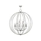 Livex Lighting 46690-91 Milania 15-Lights 900W Brushed Nickel Chandelier