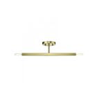 Livex Lighting Monaco 46842-01 2-Lights 120W Antique Brass Semi Flush Mount