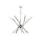 Livex Lighting 46847-91 14-Lights 840W Brushed Nickel Chandelier