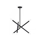 Livex Lighting 47003-04 6-Lights 360W Black Chandelier