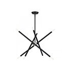 Livex Lighting 47005-04 8-Lights 480W Black Chandelier