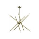 Livex Lighting 47006-01 10-Lights 600W Antique Brass Chandelier