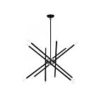 Livex Lighting 47007-04 12-Lights 480W Black Chandelier