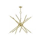 Livex Lighting 47009-12 14-Lights 560W Satin Brass Chandelier
