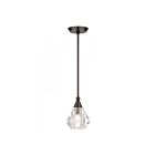 Livex Lighting 47071-46 Brussels 1-Light 60W Black Chrome Pendant