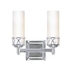 Livex Lighting 4722-05 Westfield 2-Lights 120W Polished Chrome Bath Vanity Light