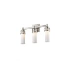 Livex Lighting 4723-91 Westfield 3-Lights 180W Brushed Nickel Bath Vanity Light