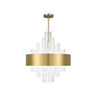 Livex Lighting 48877-08 Orenburg 14-Lights 840W Natural Brass Pendant