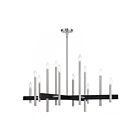 Livex Lighting 49349-91 12-Lights 720W Bronze and Antique Brass Chandelier