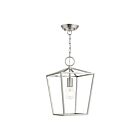 Livex Lighting 49432-91 Devonshire 1-Light 100W Brushed Nickel Convertible Semi Flush Mount or Pendant