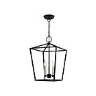 Livex Lighting 49433-04 Devonshire 3-Lights 180W Black with Brushed Nickel Accents Chandelier