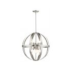 Livex Lighting 49646-91 Stoneridge 6-Lights 360W Brushed Nickel Pendant