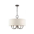 Livex Lighting 49805-92 Blossom 5-Lights 300W English Bronze Pendant