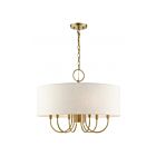 Livex Lighting 49806-01 Blossom 7-Lights Antique Brass Pendant