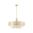 Livex Lighting 49867-33 Calinda 9-Lights Soft Gold Convertible Pendant