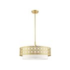 Livex Lighting 49870-33 Calinda 5-Lights 300W Soft Gold Pendant