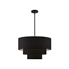 Livex Lighting 50274-04 Bainbridge 4-Lights 240W Black Pendant
