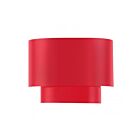 Livex Lighting 50299-72 1-Light 40W Shiny Red Wall Sconce