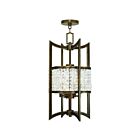 Livex Lighting 50566-64 Grammercy 4-Lights 240W Hand Painted Palacial Bronze Pendant