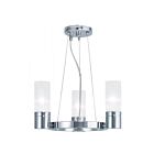 Livex Lighting 50693-05 Midtown 3-Lights 180W Polished Chrome Chandelier