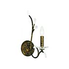 Livex Lighting Serafina 51001-71 60W 1-Light Hand Applied Venetian Golden Bronze Wall Sconce