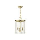 Livex Lighting 51060-01 Elizabeth 3-Lights 180W Antique Brass Pendant