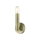 Livex Lighting Copenhagen 51131-01 60W 1-Light Antique Brass Wall Sconce