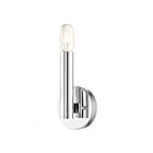 Livex Lighting Copenhagen 51131-05 60W 1-Light Polished Chrome Wall Sconce