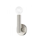 Livex Lighting Copenhagen 51131-91 60W 1-Light Brushed Nickel Wall Sconce
