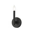 Livex Lighting Copenhagen 51171-04 60W 1-Light Black Wall Sconce